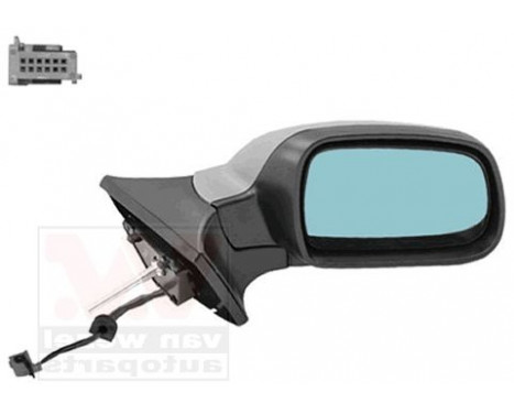 Outside mirror right electric Electrically foldable + Memory 4060820 Hagus, Image 2