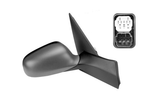 Outside mirror right electric Heated, Aspherical, Primer 4730808 Hagus