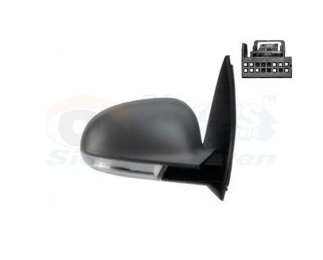 Outside mirror right electric Heated, EletRECHTS Foldable 5894808 Hagus, Image 2