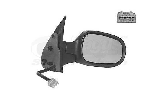 Outside mirror right electric HEATED PRIMER 3328808 Hagus, Image 3