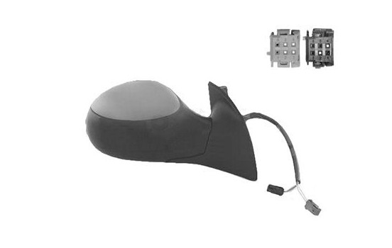 Outside mirror right electric Heated, Primer + TempSens 4002818 Hagus, Image 2