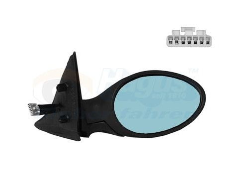 Outside mirror right electric HEATED + TEMP 0156808 Hagus, Image 2