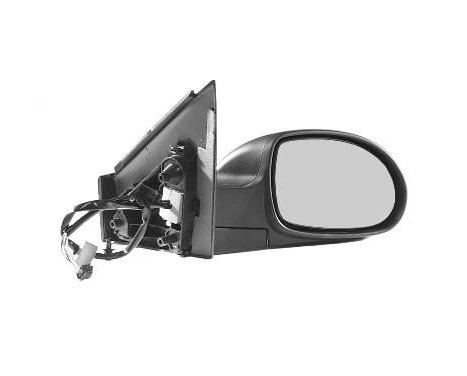 Outside mirror right electric (not el folding) PRIMER + TEMPERATURE SENSOR 0961810 Hagus