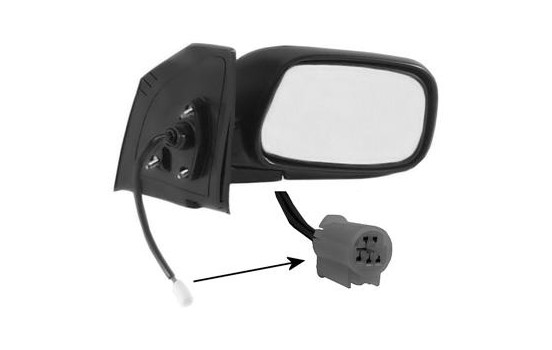 Outside mirror RIGHT ELECTRIC, not HEATED until '04 5393806 Hagus