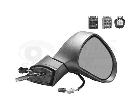 Outside mirror right electric Primer, Electric Folding. + Temp 4029818 Hagus, Image 2