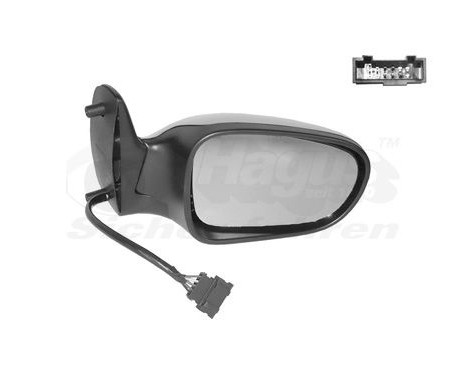 Outside mirror right electric Primer, Heated 1868818 Hagus, Image 2