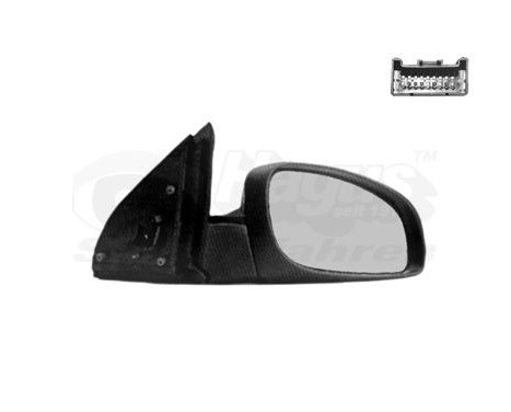 Outside mirror right electric Primer Heated 3768808 Hagus, Image 2