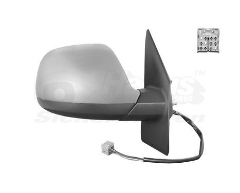 Outside mirror right electric Primer, Heated 9Pin from 10-2009 5790818 Hagus, Image 3