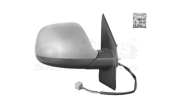 Outside mirror right electric Primer, Heated 9Pin from 10-2009 5790818 Hagus, Image 3