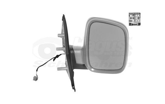 Outside mirror right electric PRIMER, HEATED model 2003-2009 5896818 Hagus, Image 2