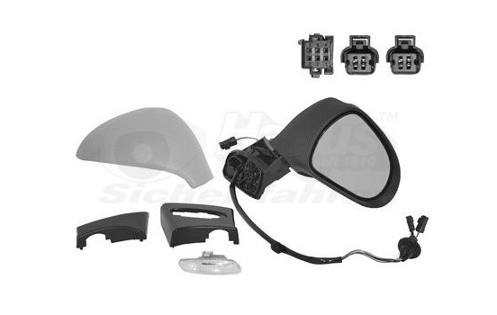 Outside mirror right electric Primer, Heated, Temp 4042808 Hagus, Image 2