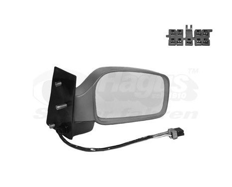 Outside mirror right electric TO BE PAINTED HEATED 1759808 Hagus, Image 3