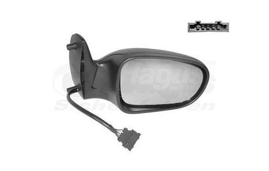 Outside mirror right electric until '98 Heated 1867808 Hagus, Image 2