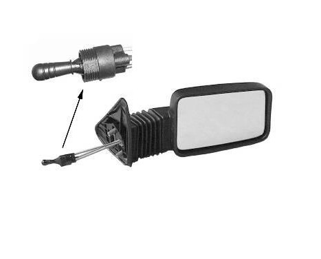 Outside mirror RIGHT FULL 7/89+ 4039814 Hagus