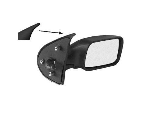 Outside mirror RIGHT FULLY 3-door 1754804 Hagus