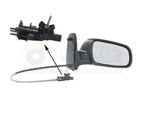 Outside mirror RIGHT FULLY 5879804 Hagus, Image 2