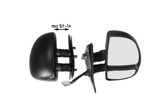Outside mirror RIGHT FULLY from '00 LONG 2 MIRROR HEATED 1747818 Hagus