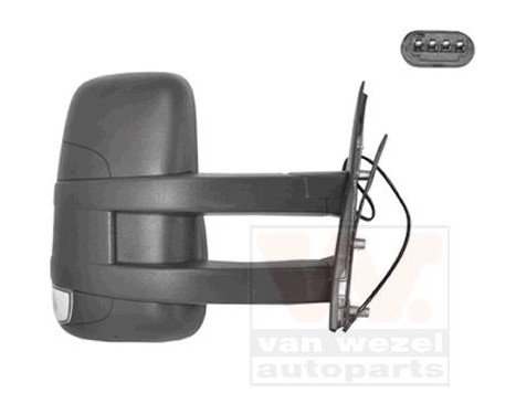 Outside mirror RIGHT FULLY Long arm 2815812 Hagus, Image 3