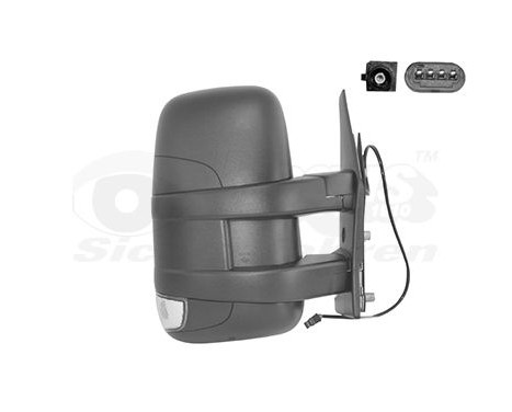 Outside Mirror RIGHT FULLY Short Arm 2815802 Hagus, Image 3