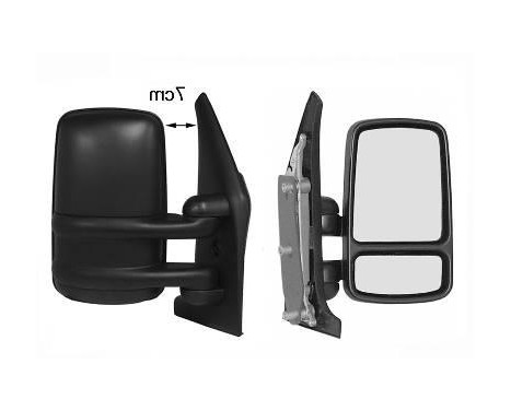 Outside mirror RIGHT FULLY SHORT ARM 4391802 Hagus