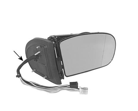 Outside mirror RIGHT - M.-A.+R. 9 Pins 3032858 Hagus, Image 2