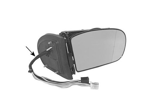 Outside mirror RIGHT - M.-A.+R. 9 Pins 3032858 Hagus, Image 2