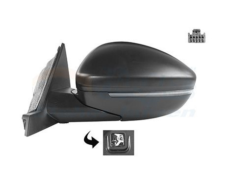 OUTSIDE MIRROR WITH ELECTRIC COIL 1633825 Hagus