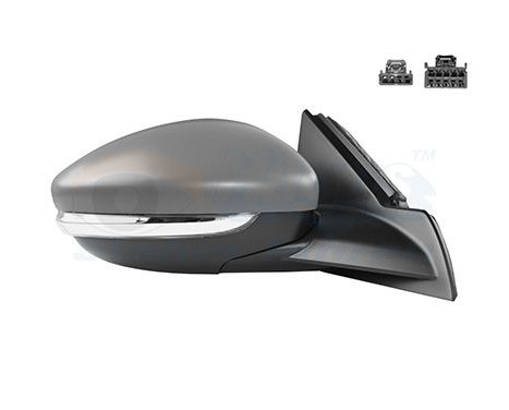 OUTSIDE MIRROR WITH ELECTRIC COIL 3805808 Hagus
