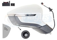 OUTSIDE MIRROR WITH ELECTRIC COIL 4908828 Hagus