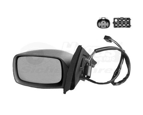 Right electric exterior mirror 95+ TO BE SPRAYED 1856808 Hagus, Image 3