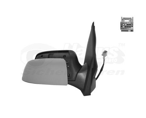 Right electric exterior mirror Primer from '06 1806818 Hagus, Image 2