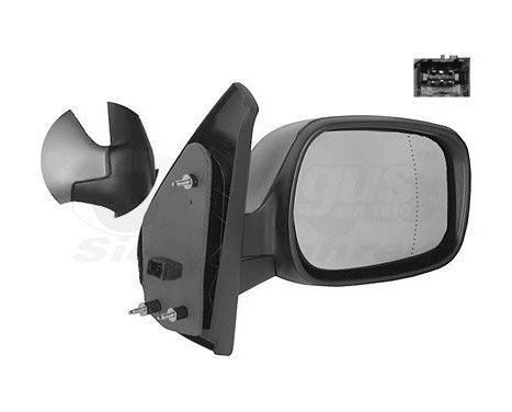 Right side electric exterior mirror from '01 HEATED.PRIMER 4310828 Hagus, Image 3