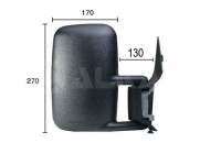 Right side exterior mirror complete 9202966 Alkar
