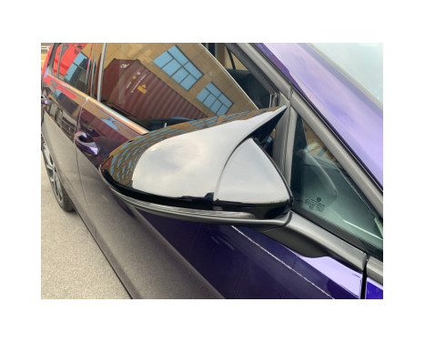 AutoStyle Mirror Covers for Volkswagen Golf VII 2012-2019 'A-Look' - Glossy Black, Image 2