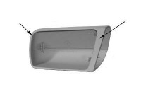 Cover, outside mirror 3030842 Hagus
