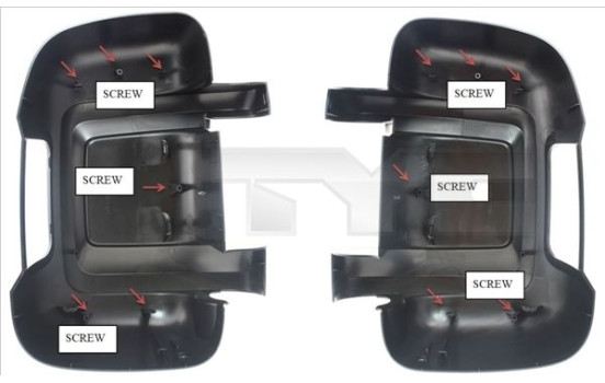 Cover, Wing Mirror 309-0072-2 TYC, Image 2