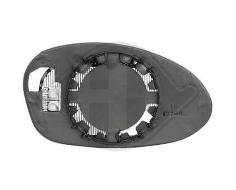 Mirror glass, exterior mirror 1280027 Diederichs, Image 2