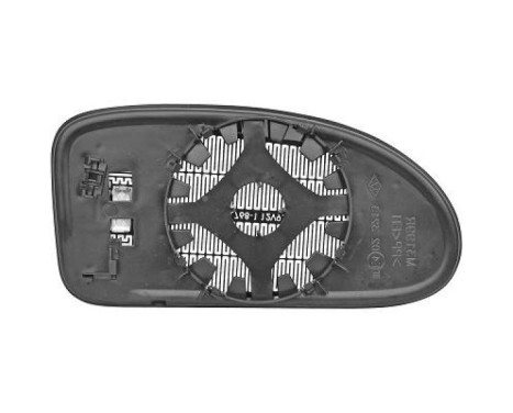 Mirror glass, exterior mirror 1415127 Diederichs