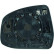 Mirror glass, exterior mirror 1418026 Diederichs