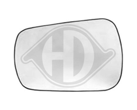 Mirror glass, exterior mirror 1456227 Diederichs, Image 2