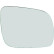 Mirror glass, exterior mirror 2204026 Diederichs