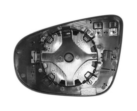 Mirror glass, exterior mirror 2215227 Diederichs