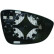 Mirror glass, exterior mirror 2225026 Diederichs