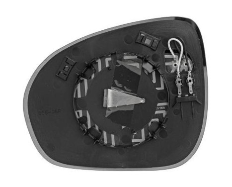 Mirror glass, exterior mirror 3425126 Diederichs