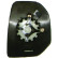 Mirror glass, exterior mirror 4013628 Diederichs