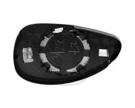 Mirror glass, exterior mirror 4072126 Diederichs, Image 2