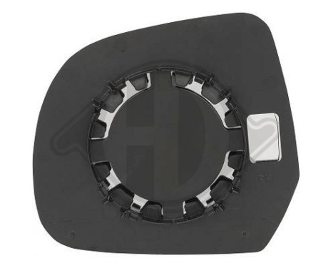 Mirror glass, exterior mirror 6025026 Diederichs, Image 2