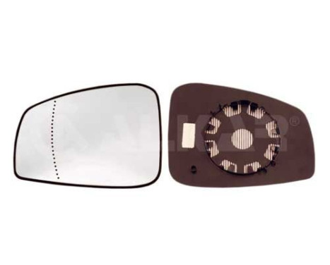 Mirror glass, exterior mirror 6451231 Alkar