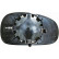 Mirror glass, exterior mirror 7432028 Diederichs