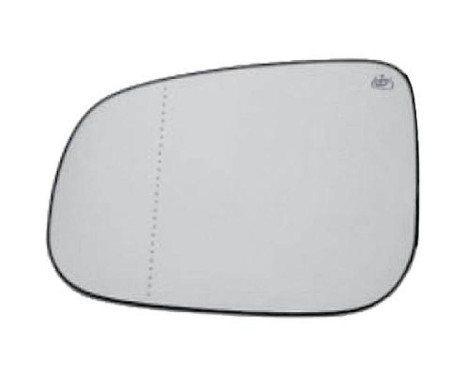 Mirror glass, exterior mirror 7661227 Diederichs